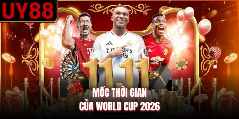 Mốc thời gian của World Cup 2026